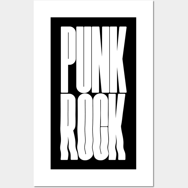 bold Punk rock logo Wall Art by lkn